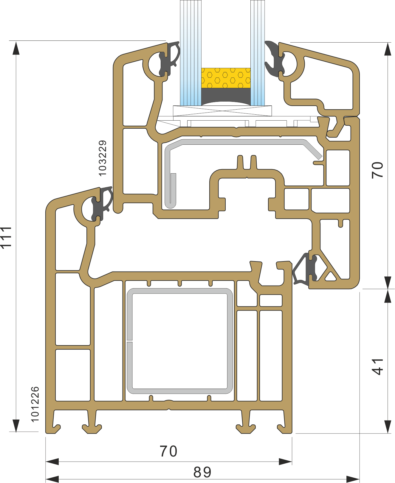 +VISION - Secció Marco 101226 + Hoja 103229
